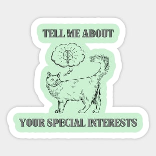 Autistic Cat Sticker